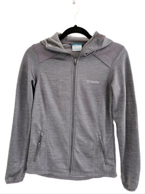 🖤 Columbia Dusty Lavender Full Zip Hooded Jacket Fleece Lined Women’s XS
